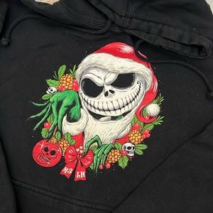Grinch x Skellington hoodie